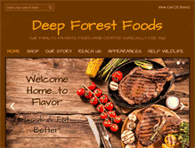Tablet Screenshot of deepforestspices.com